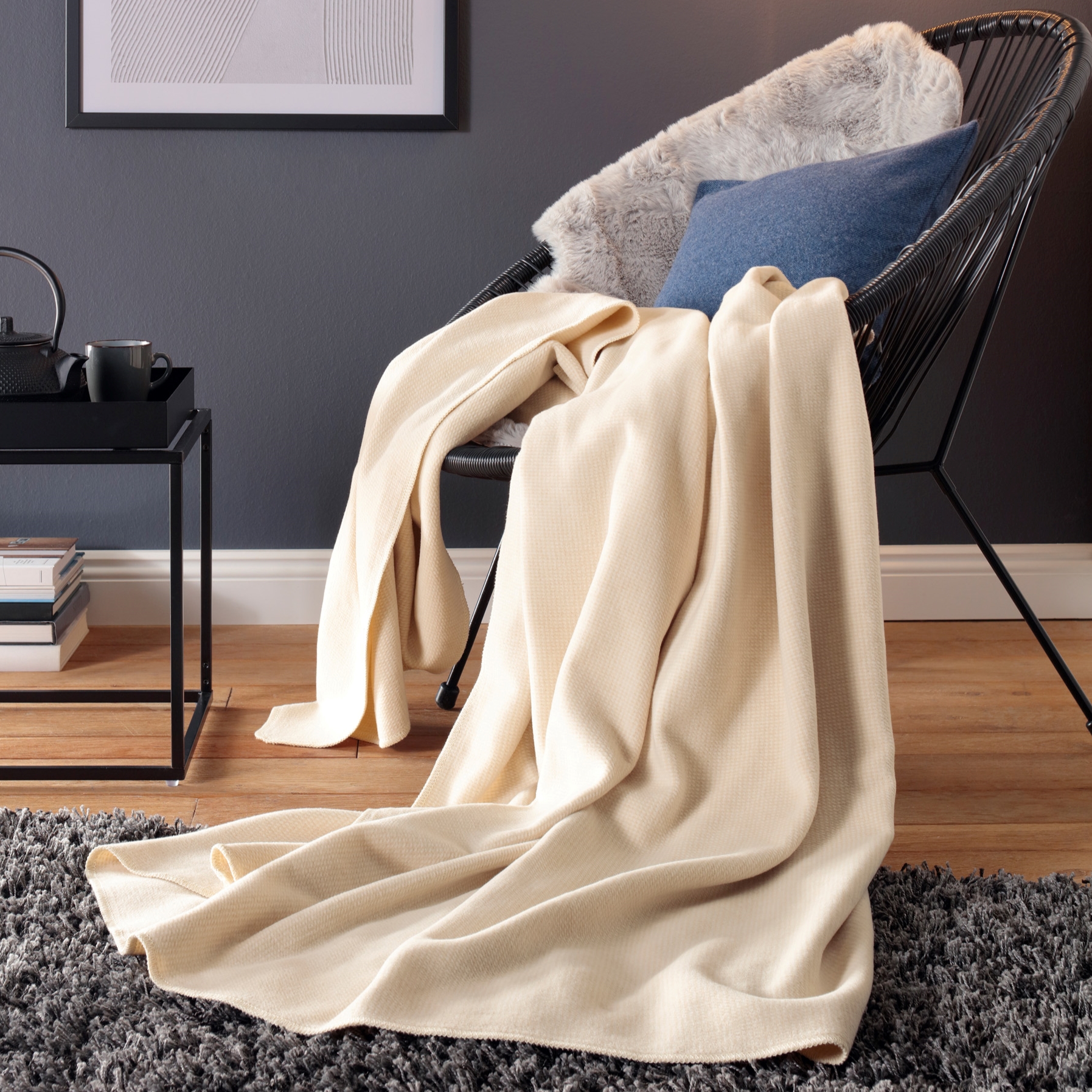 Biederlack Baumwolldecke - Cotton Comfort | Couchdecken.de - Wohndecken  Sofadecken Shop