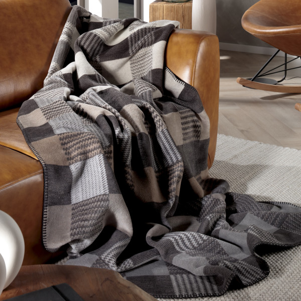 Biederlack Decke - Shadow Check