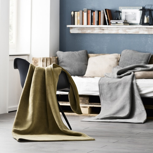 Biederlack blankets - Soft & Cover - Uni - 180x220cm