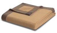 Biederlack Wolldecke - Prado camel