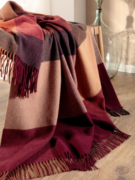 Biederlack cashmere plaid - Pleasant Ruby