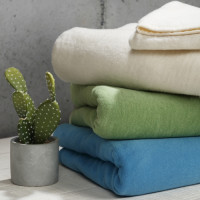 Biederlack uni blankets - 220x240 cm - 3 colours