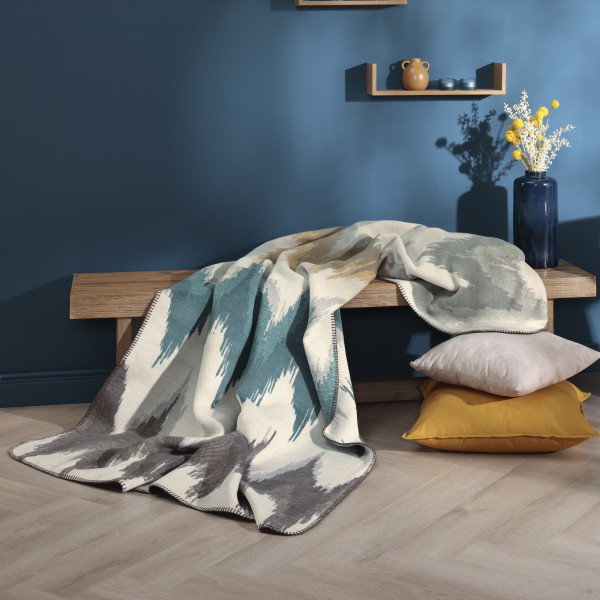 Biederlack blanket - Aurora Lines