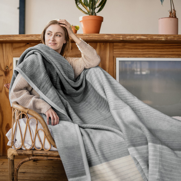 Ibena blanket - Granada gray