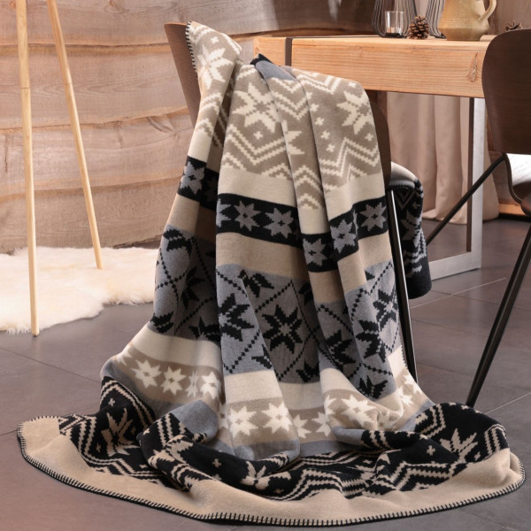 Biederlack Decke - Winter Braid