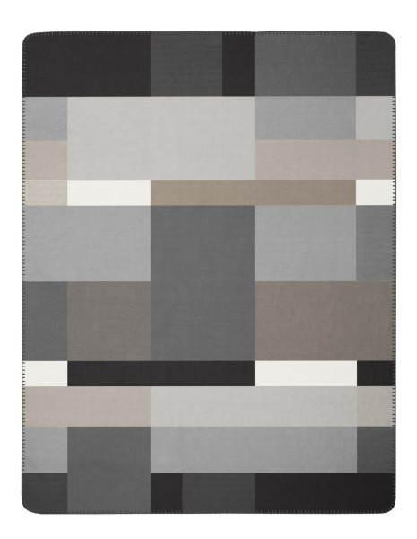 Biederlack XXL Wohndecke - Black Part 220x240cm