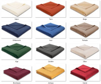 2er Set Biederlack - Cotton Sense Uni - 100% Baumwolle